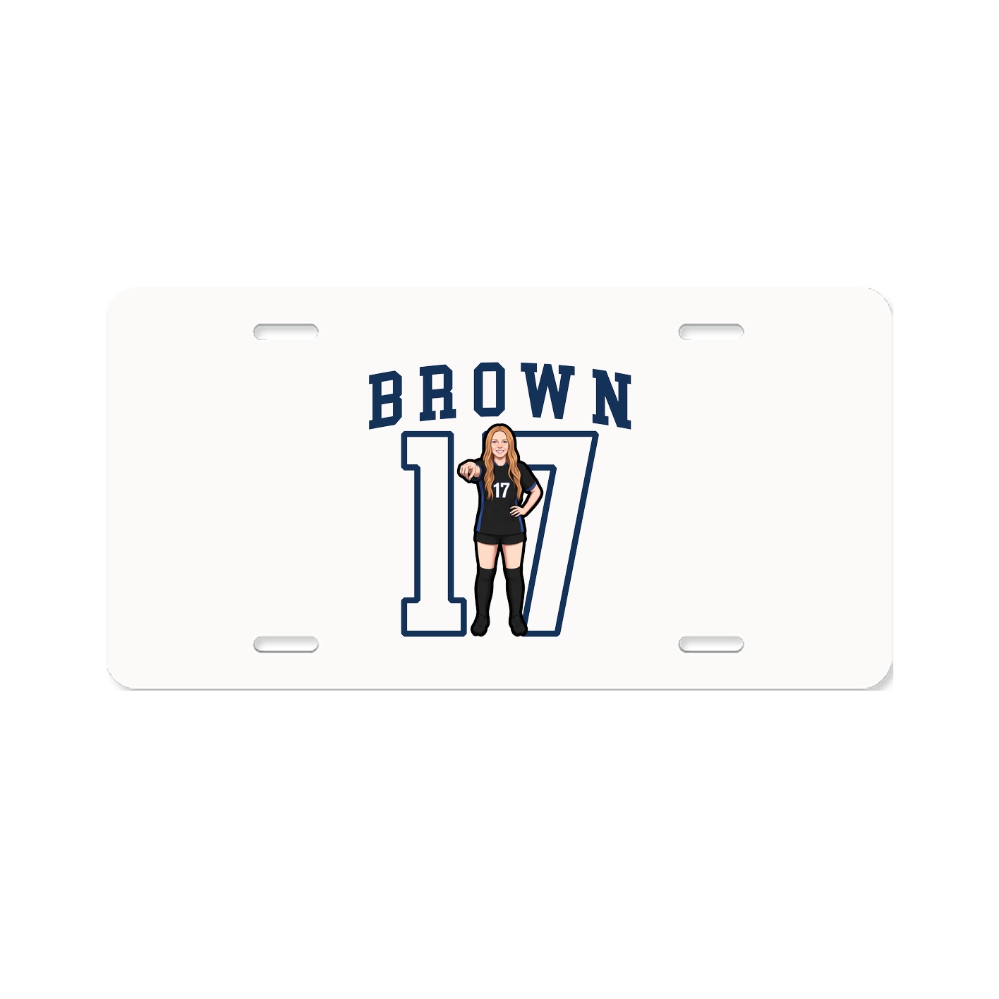 Aluminum License Plate