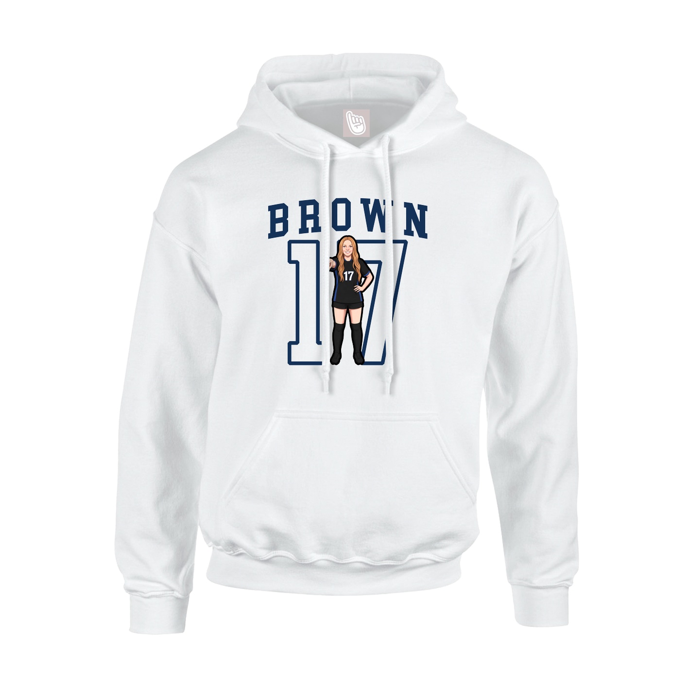 Youth Hoodie — Shirsey in White