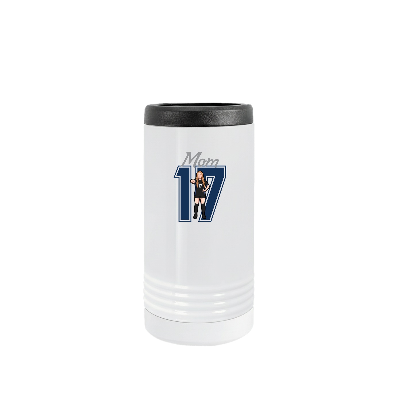 Slim Beverage Holder — Mothers Day Shirsey in White