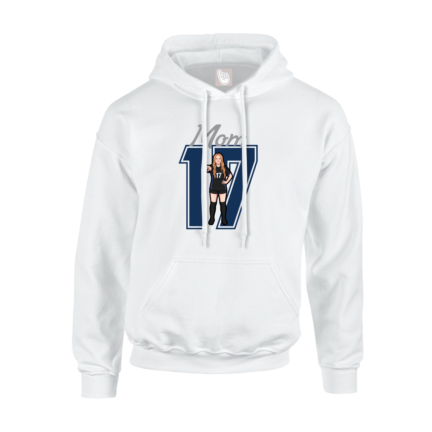 Youth Hoodie — Mothers Day Shirsey in White