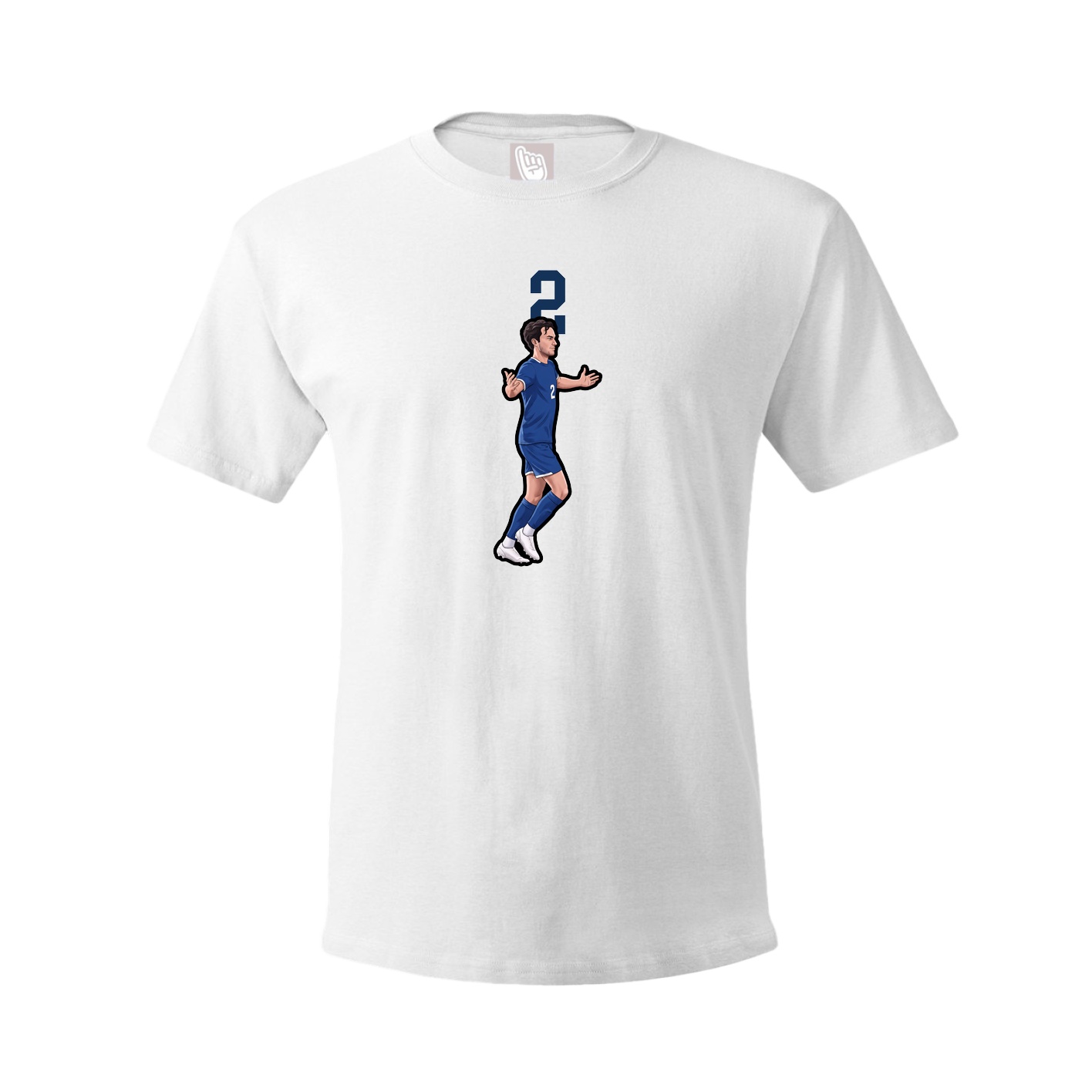 Tee — Number Top in White