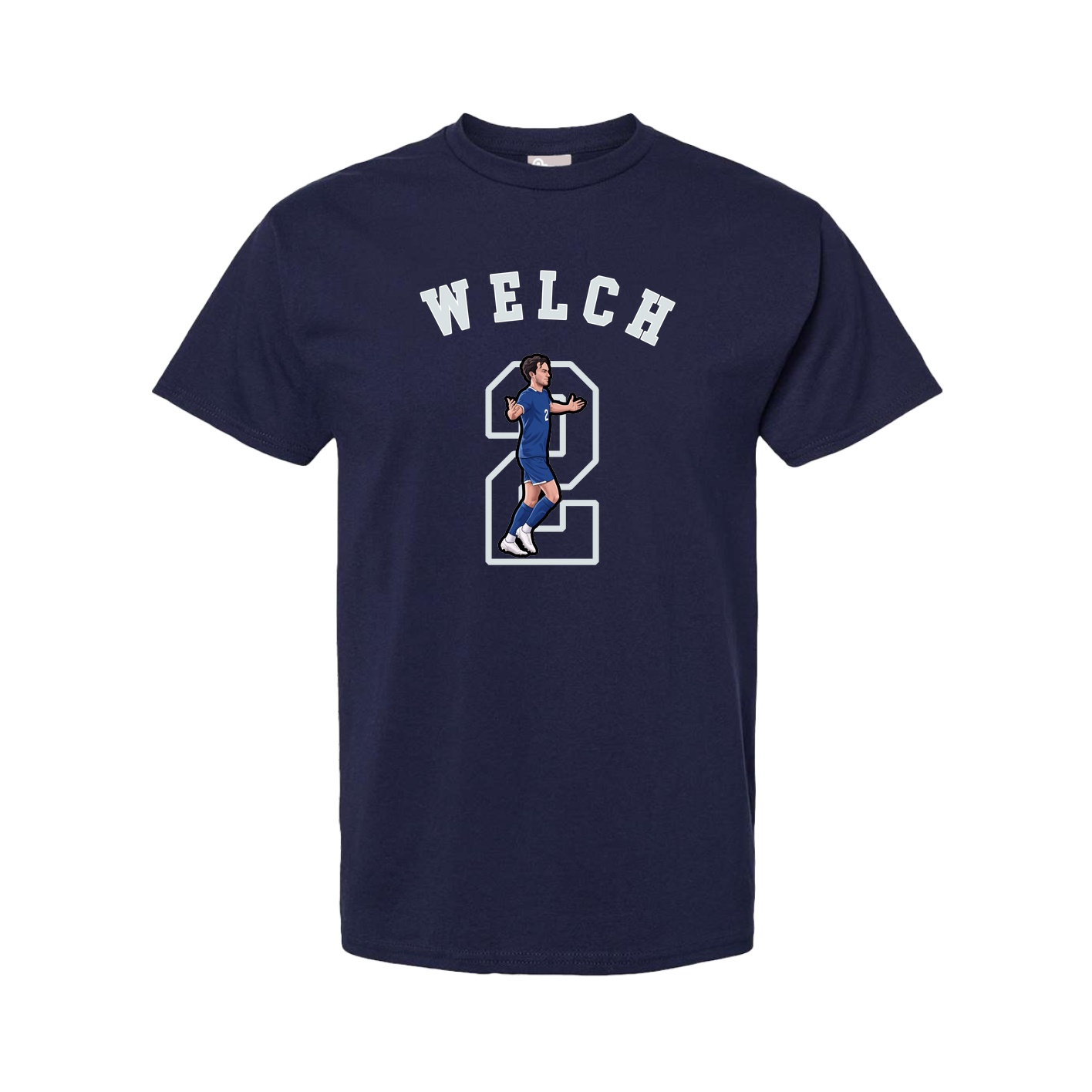 Youth Tee — Shirsey Arch in Navy