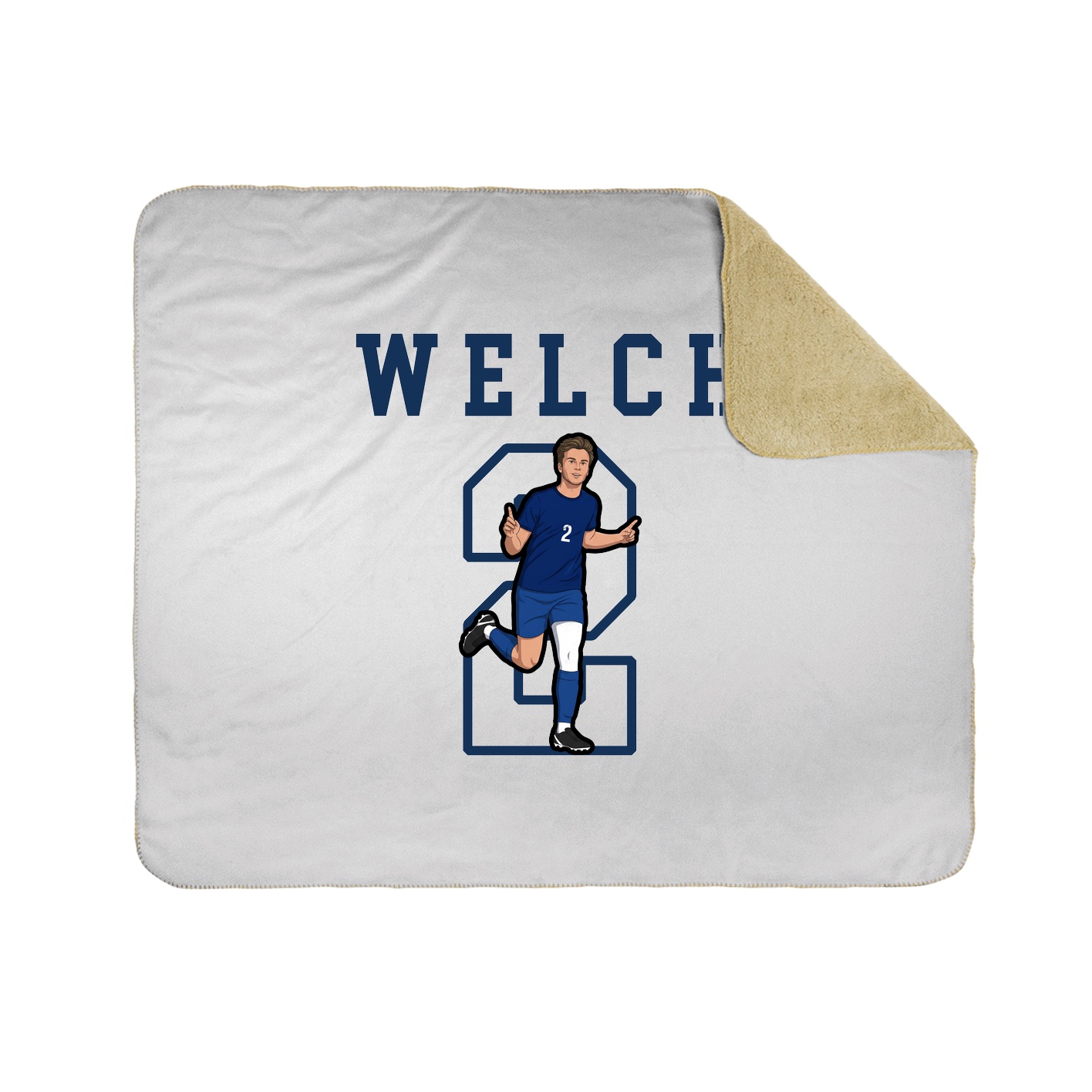 Throw Blanket — Shirsey in White