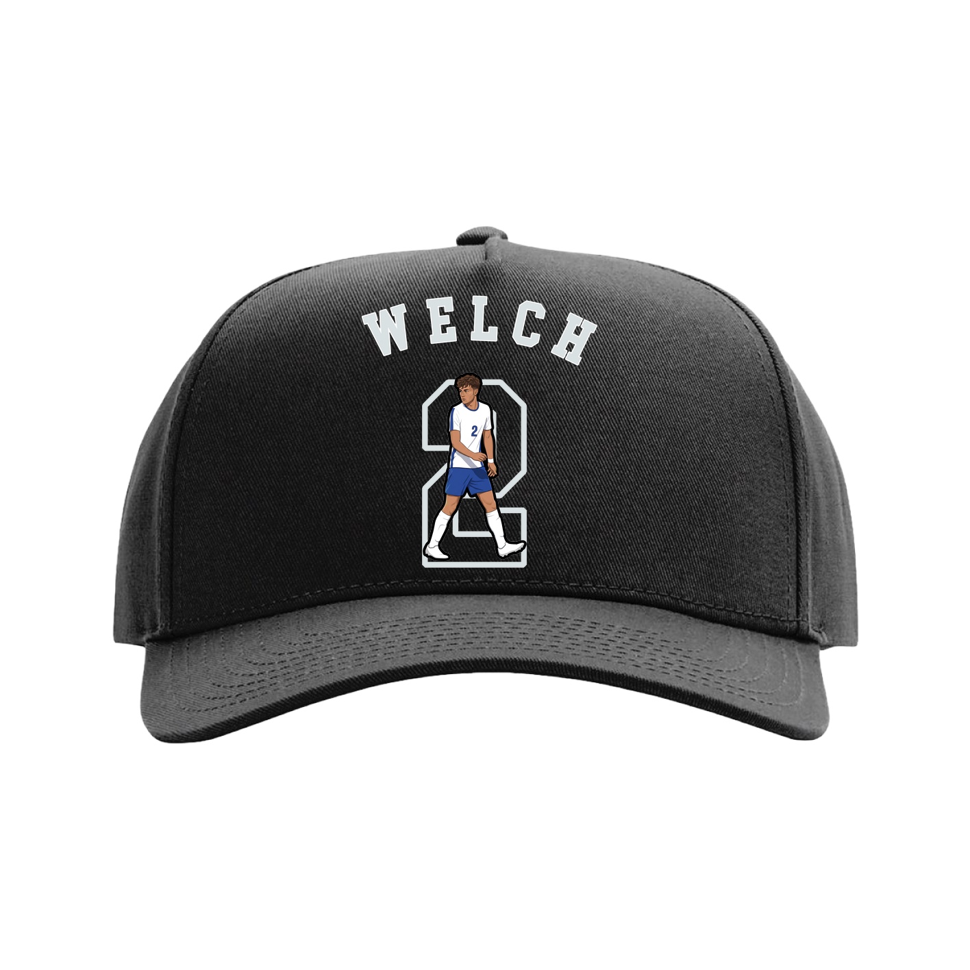 Full Fabric Five-Panel Champ Cap