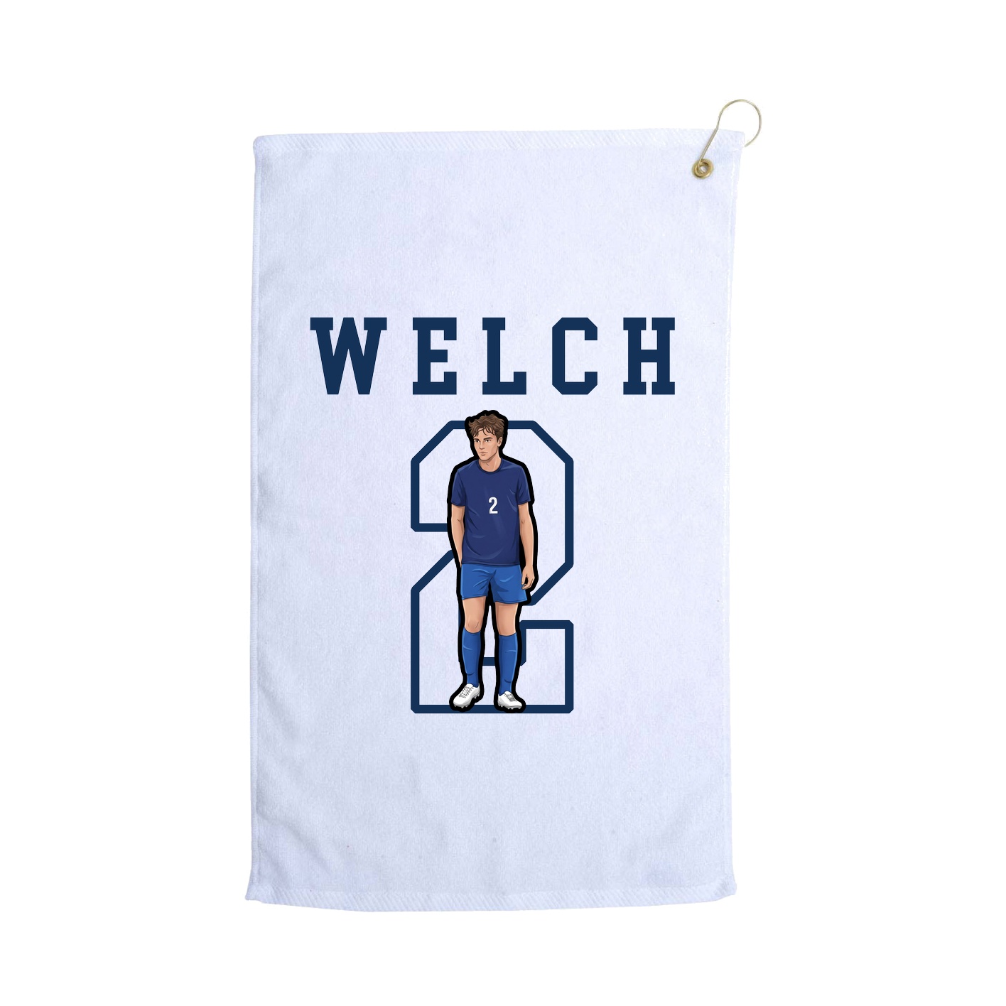 Golf Towel — Shirsey in White