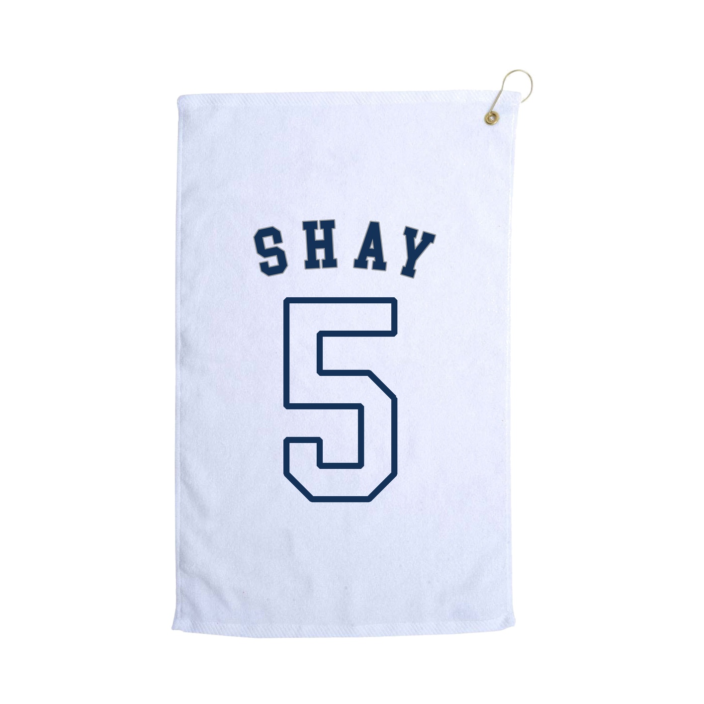 Golf Towel — Shirsey Arch in White