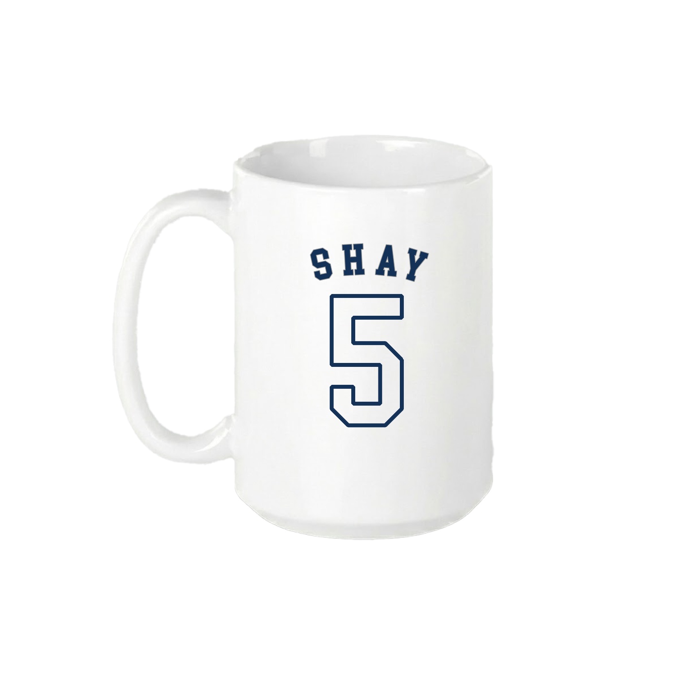15oz Coffee Mug — Shirsey Arch in White