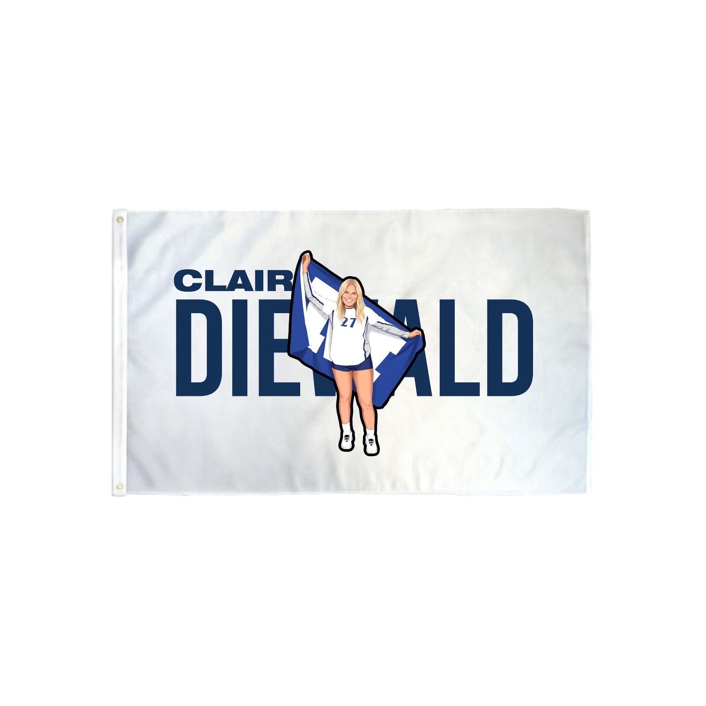 3x5 Flag — Player Name in Classic