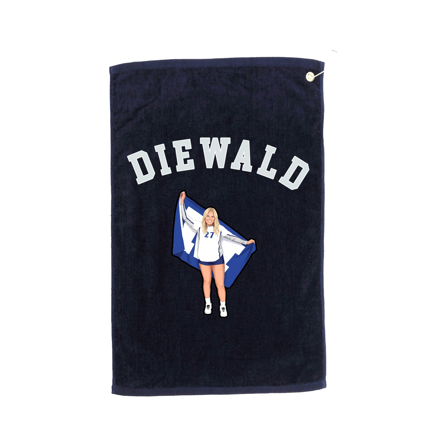 Golf Towel — Shirsey Arch in Navy