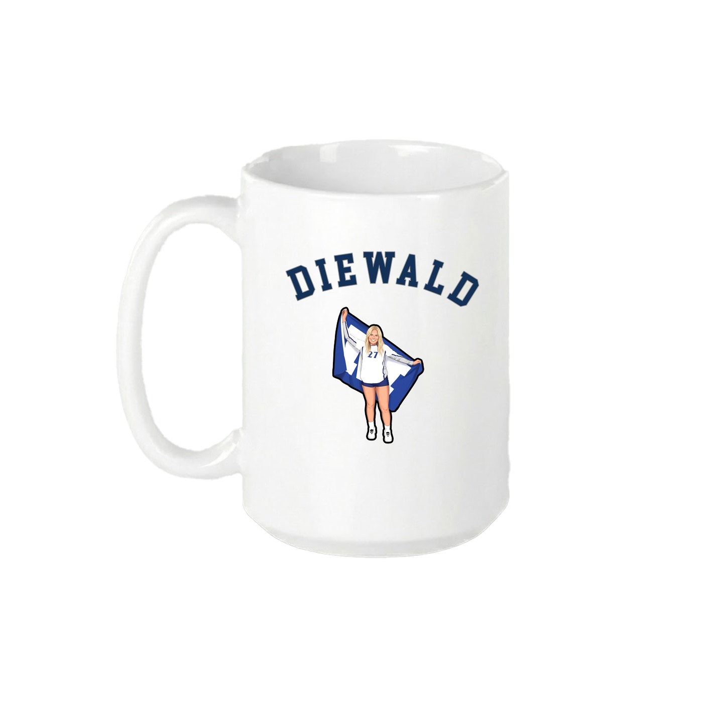 15oz Coffee Mug — Shirsey Arch in White
