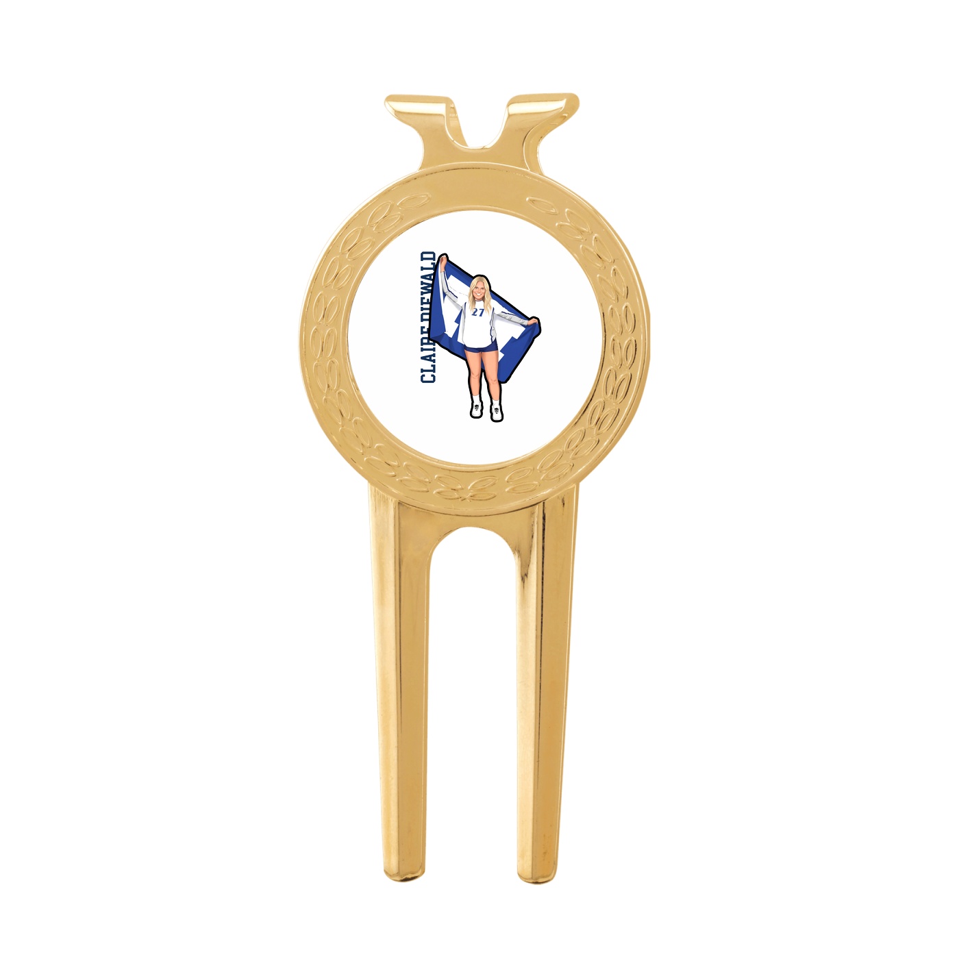 Divot Tool with Ball Marker — Name Vertical in Classic