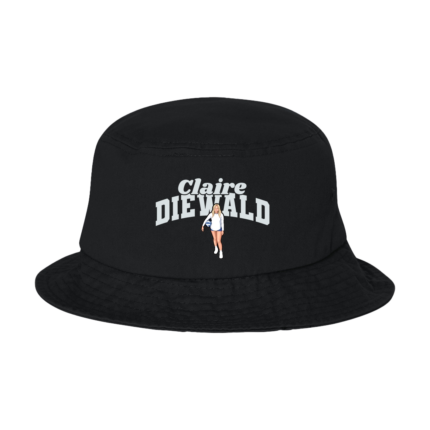 Bucket Cap — Signature Arch in Black