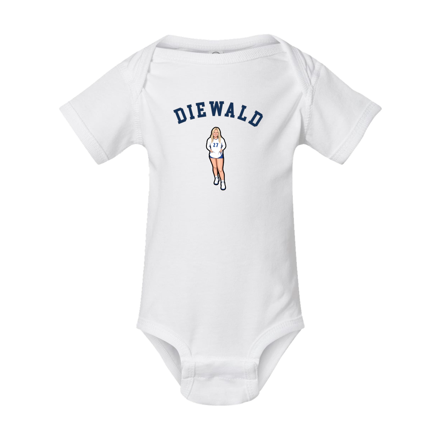 Baby Onesie — Shirsey Arch in White