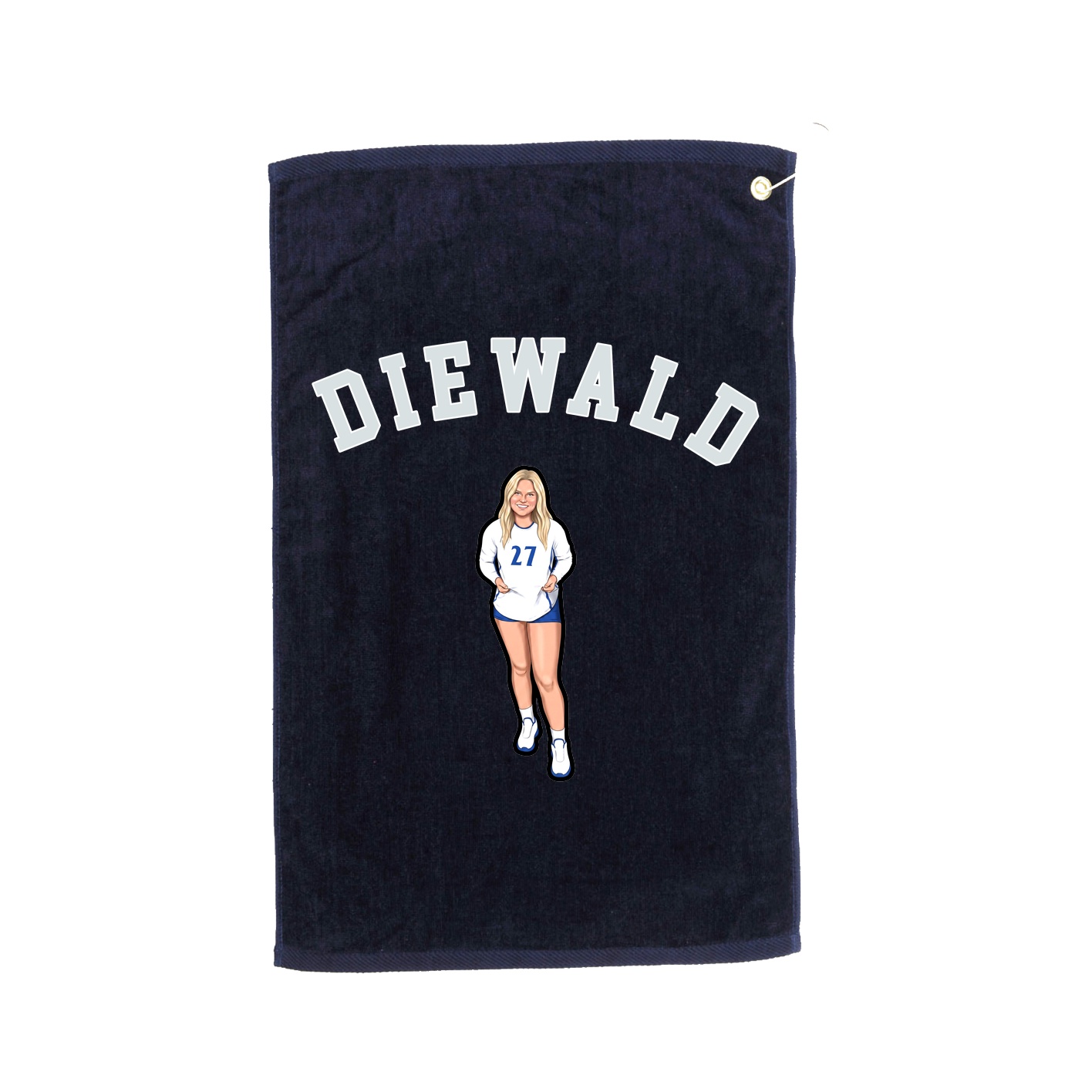 Golf Towel — Shirsey Arch in Navy