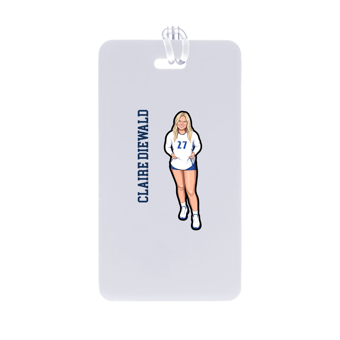 Bag Tag — Name Vertical in Classic