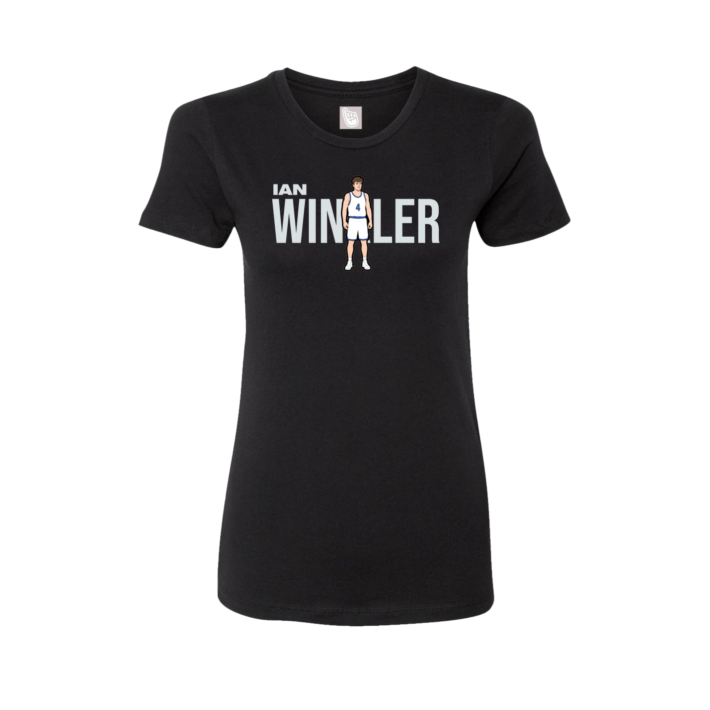Womens Tee — Player Name in Black