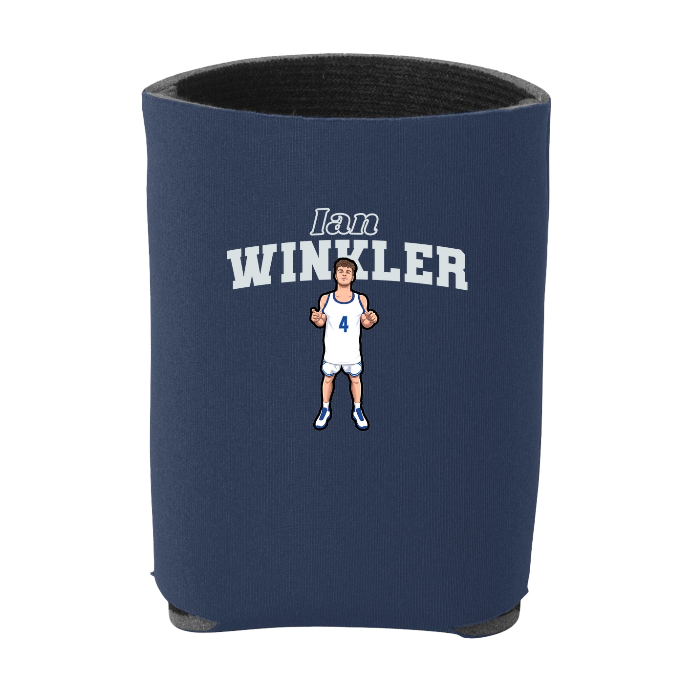 Can Holder — Name Arch in Navy