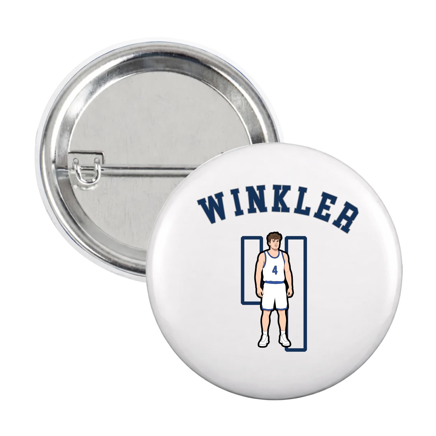 Game Day Button — Shirsey Arch in White