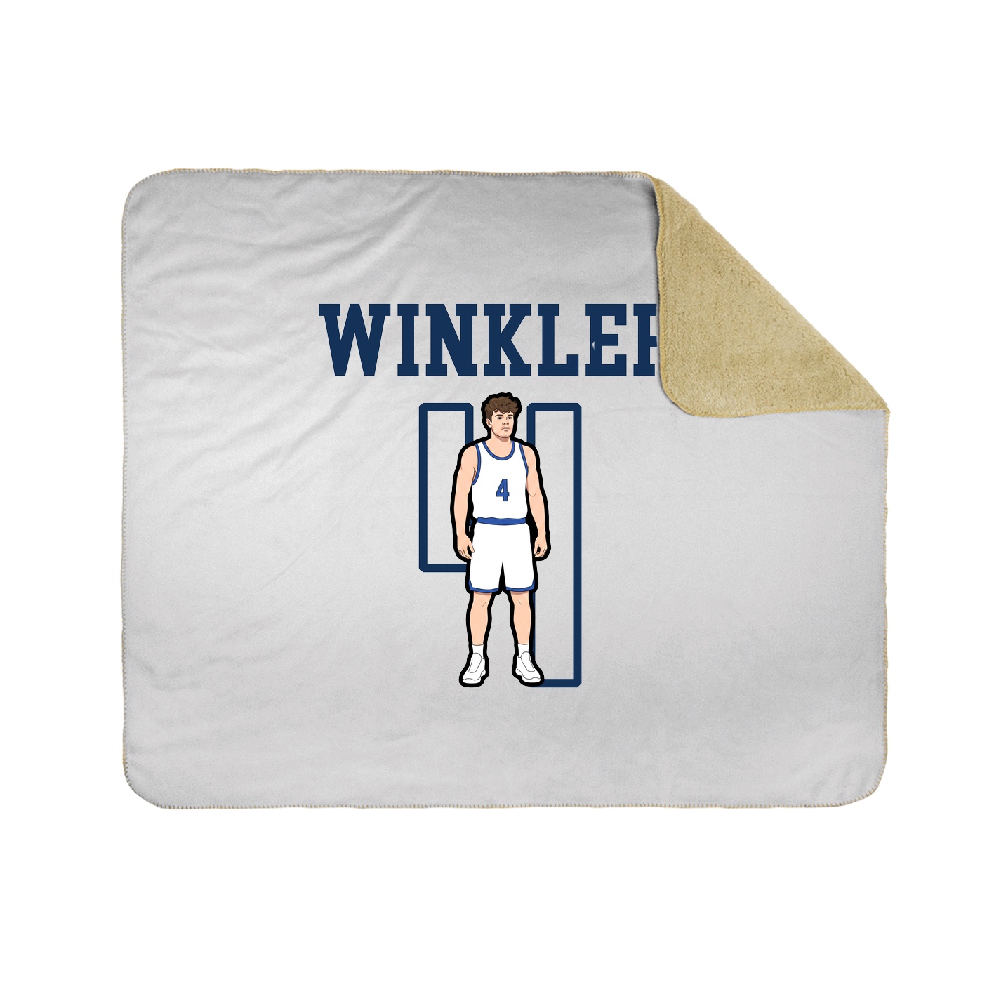 Throw Blanket — Shirsey in White