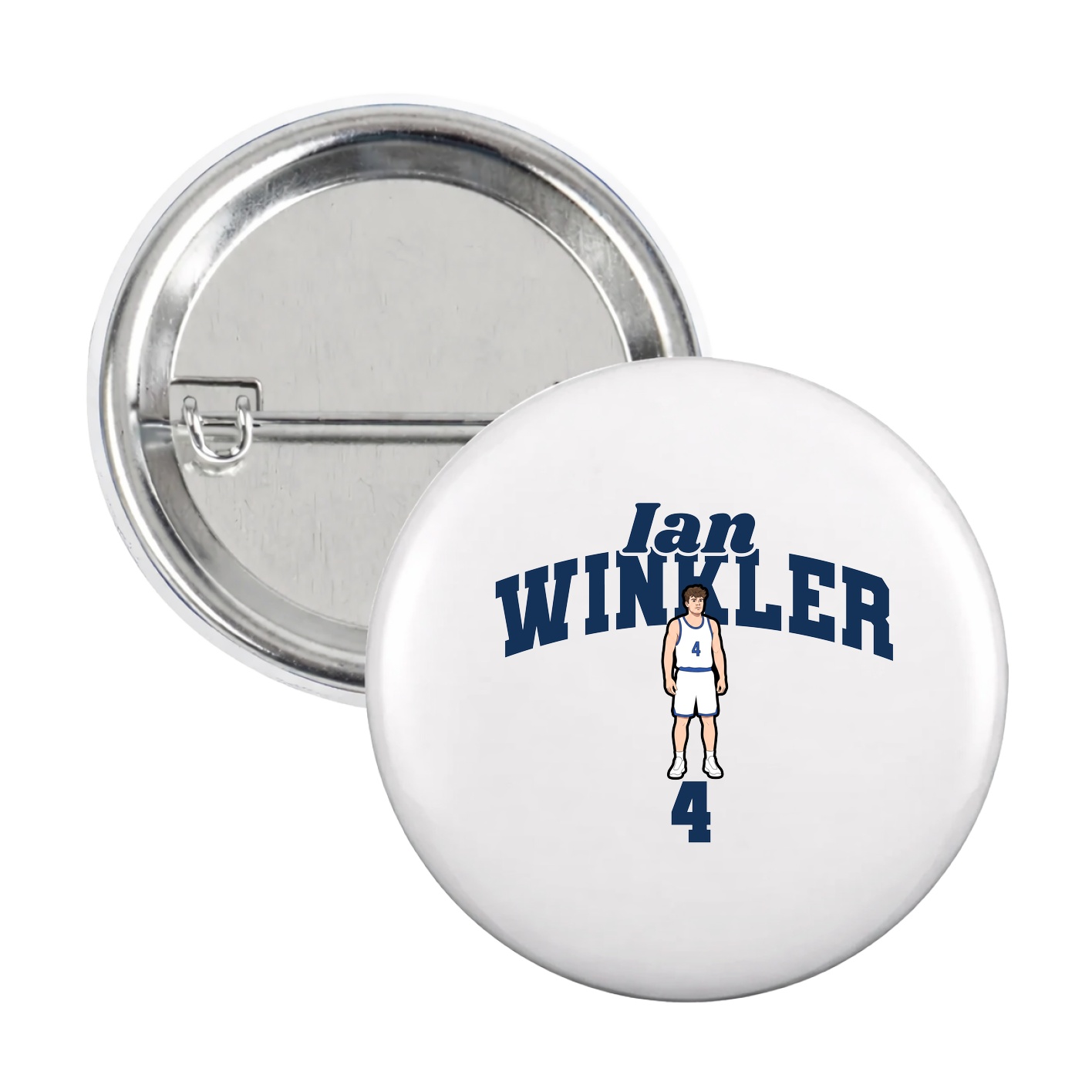 Game Day Button — Signature Arch in White