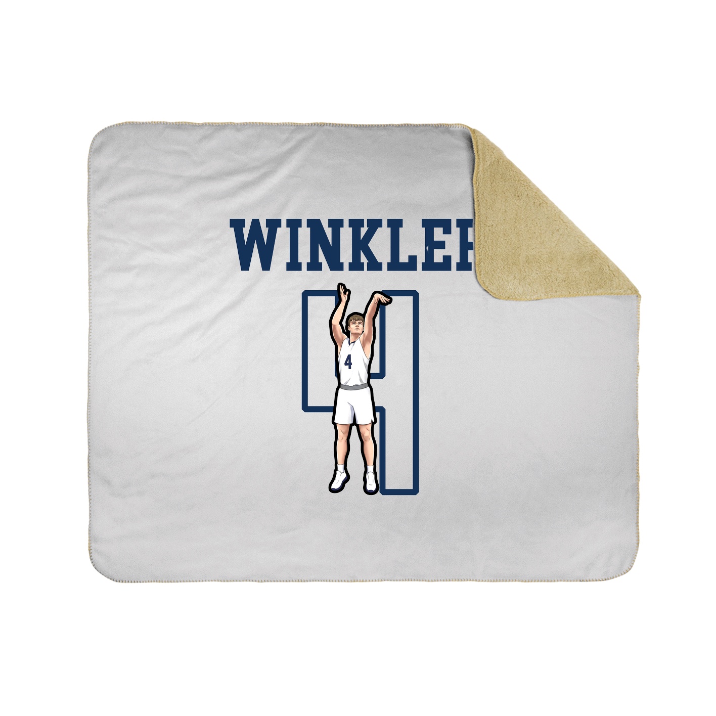 Throw Blanket — Shirsey in White