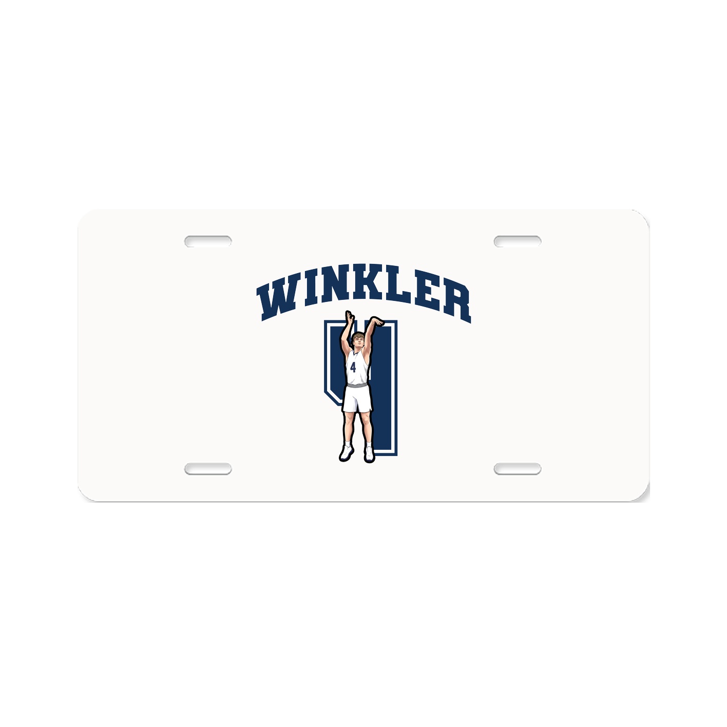 License Plate — Number in Classic