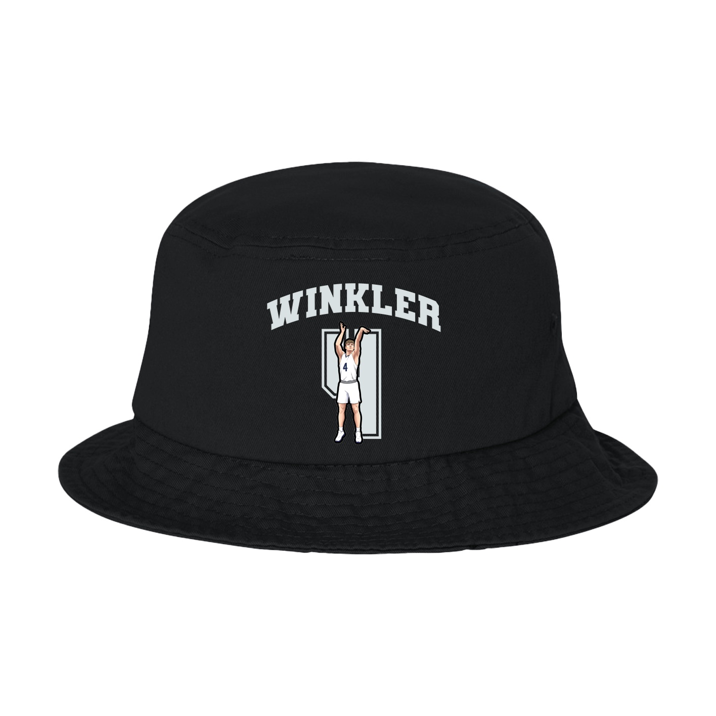 Bucket Cap — Number in Black