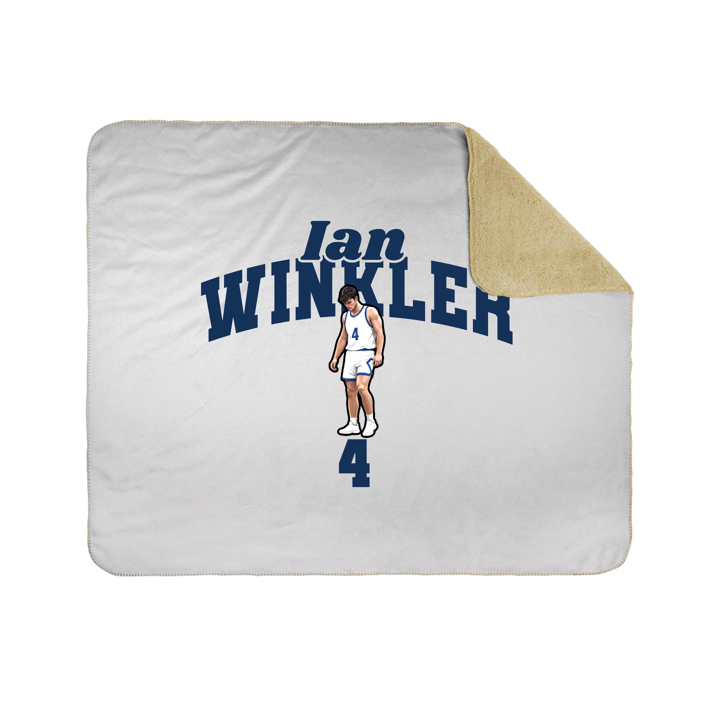 Throw Blanket — Signature Arch in White