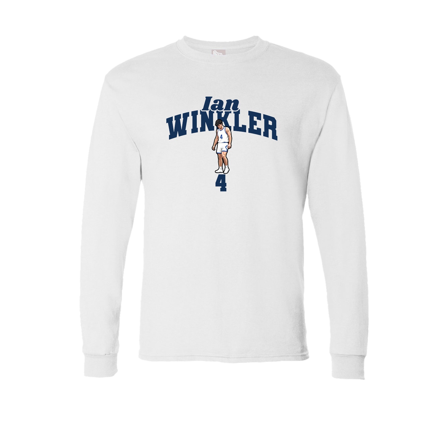 Long Sleeve Tee — Signature Arch in White