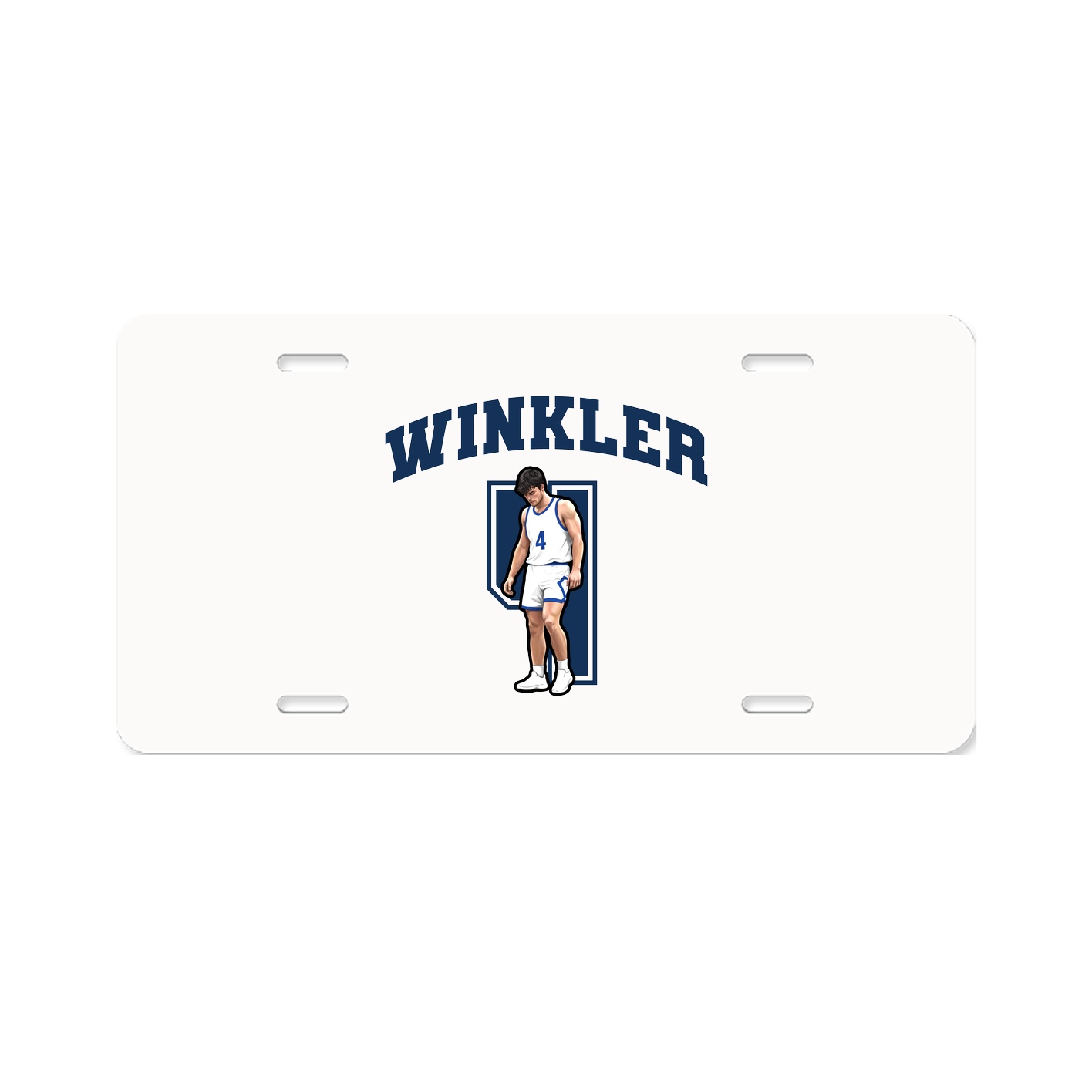 License Plate — Number in Classic