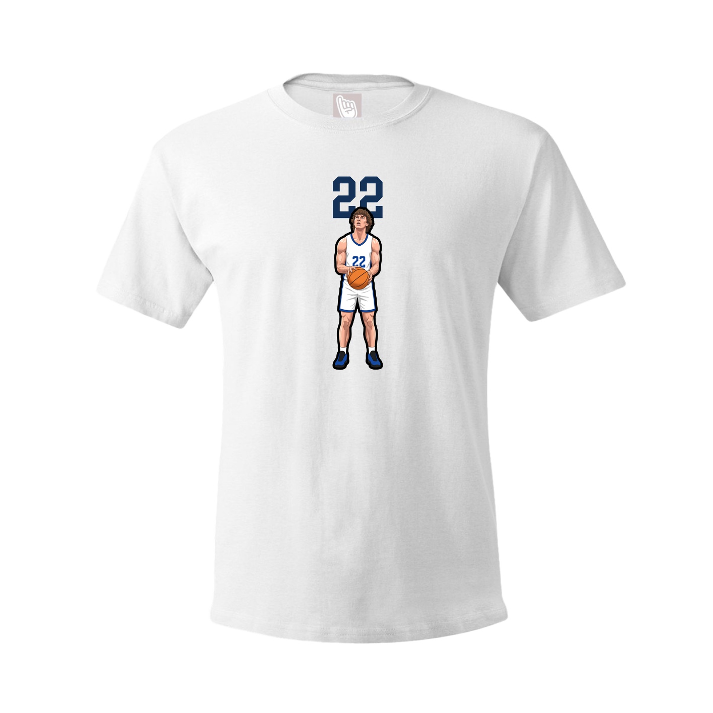 Tee — Number Top in White