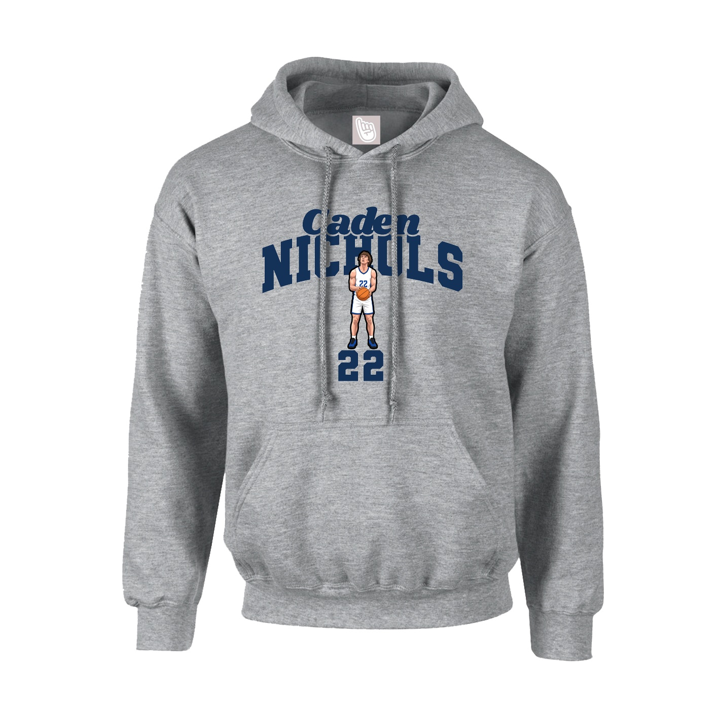 Hoodie — Signature Arch in Grey