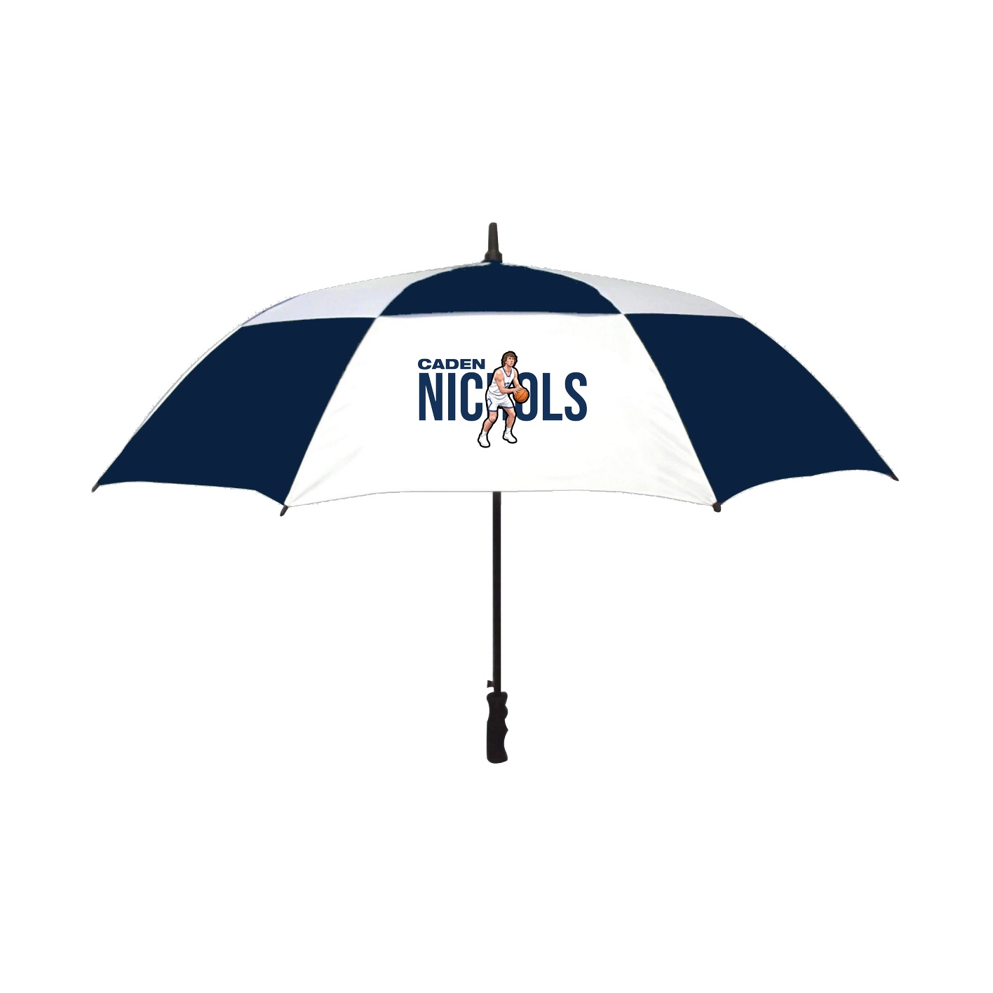 Golf Umbrella — Player Name in Navy