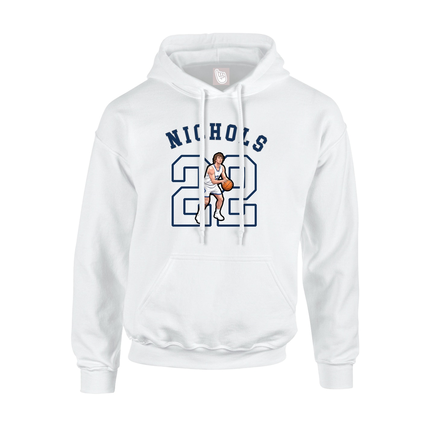 Hoodie — Shirsey Arch in White