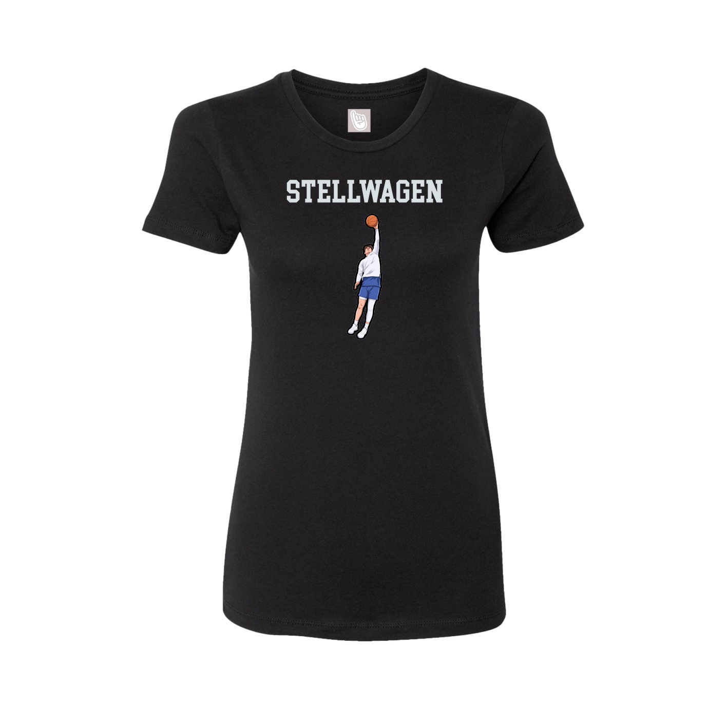 Fitted Women's Tee — Shirsey in Black