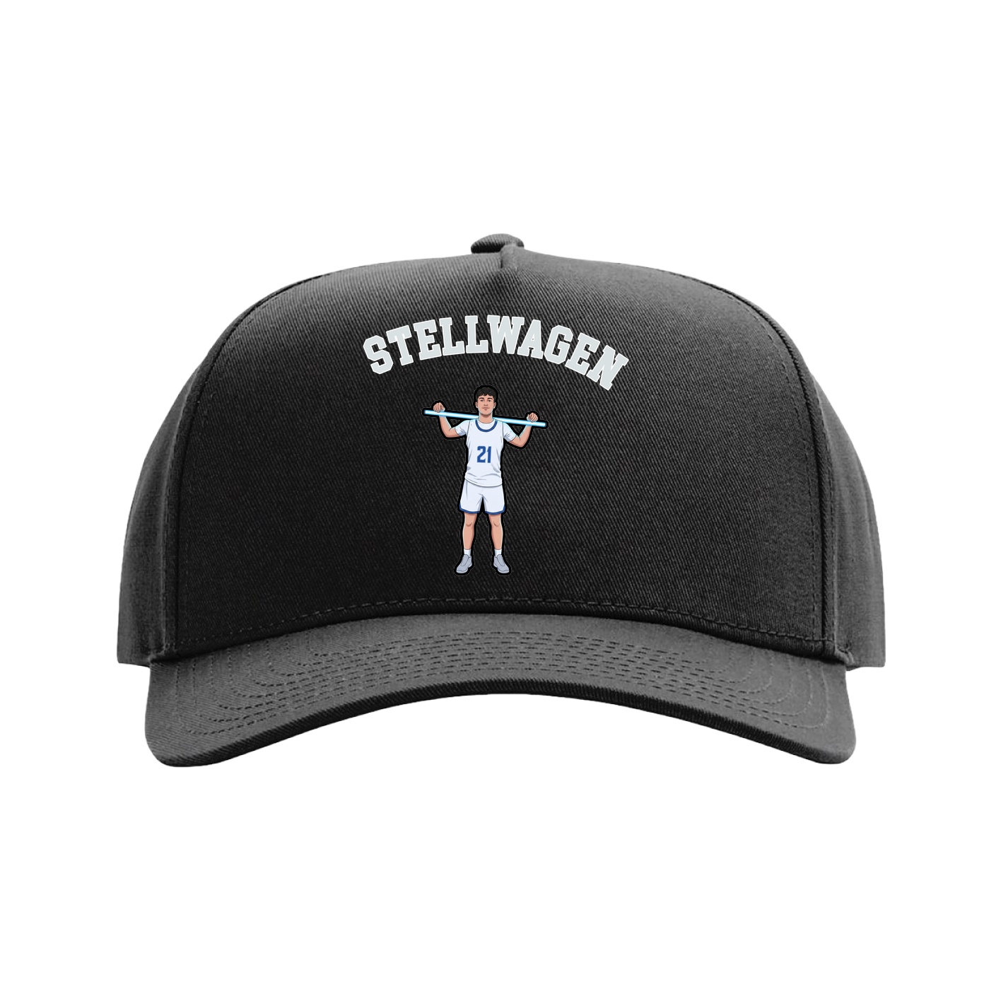 Full Fabric Five-Panel Champ Cap