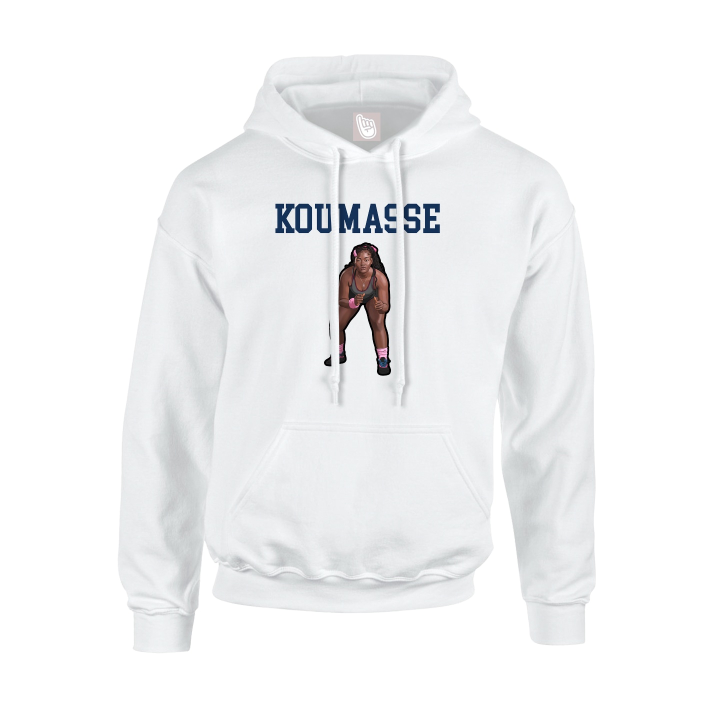 Hoodie — Shirsey in White