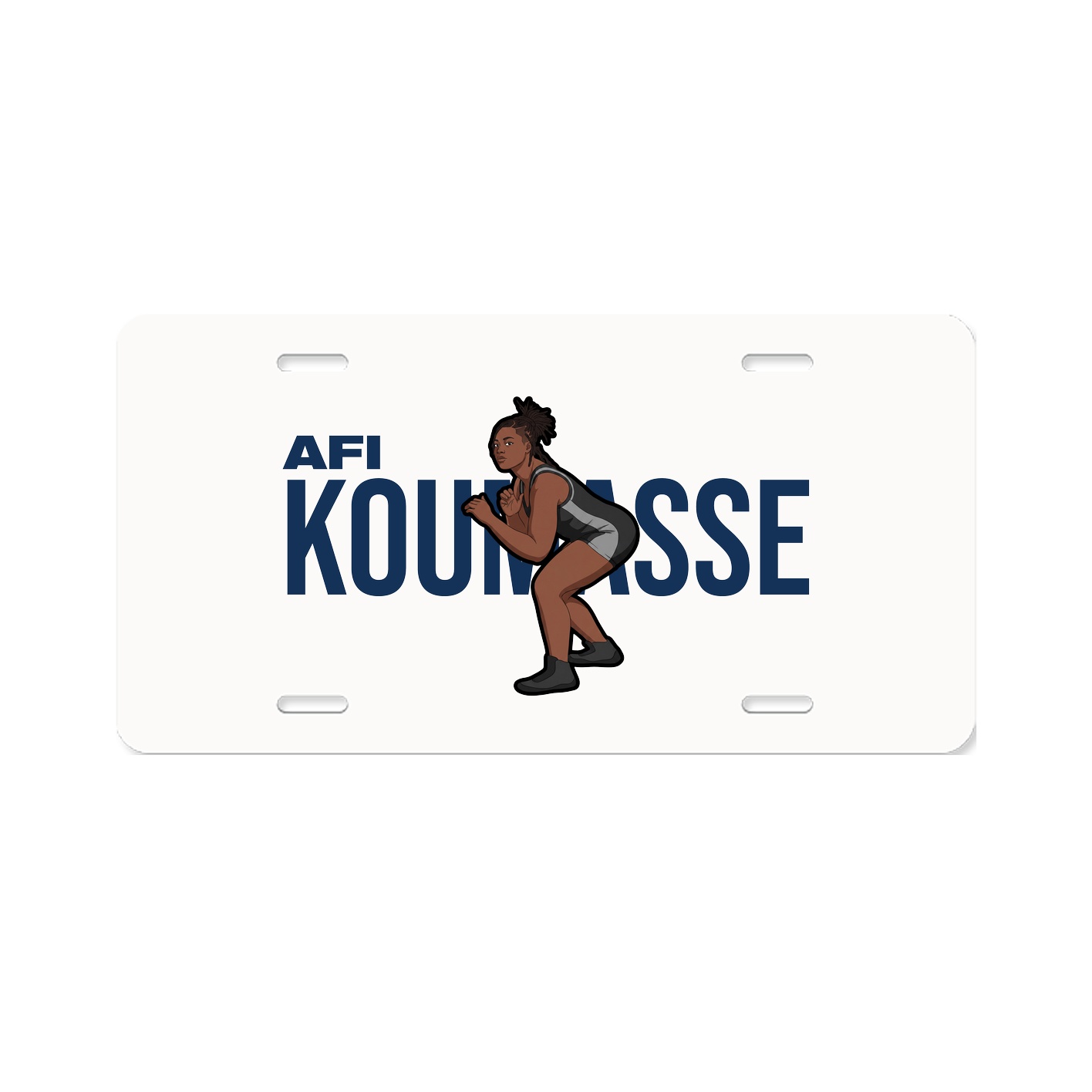 License Plate — Player Name in Classic