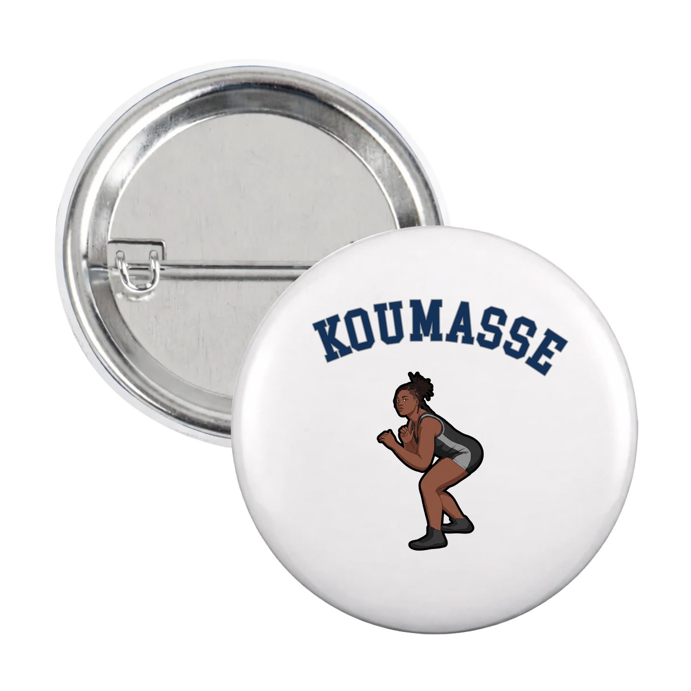 Game Day Button — Shirsey Arch in White