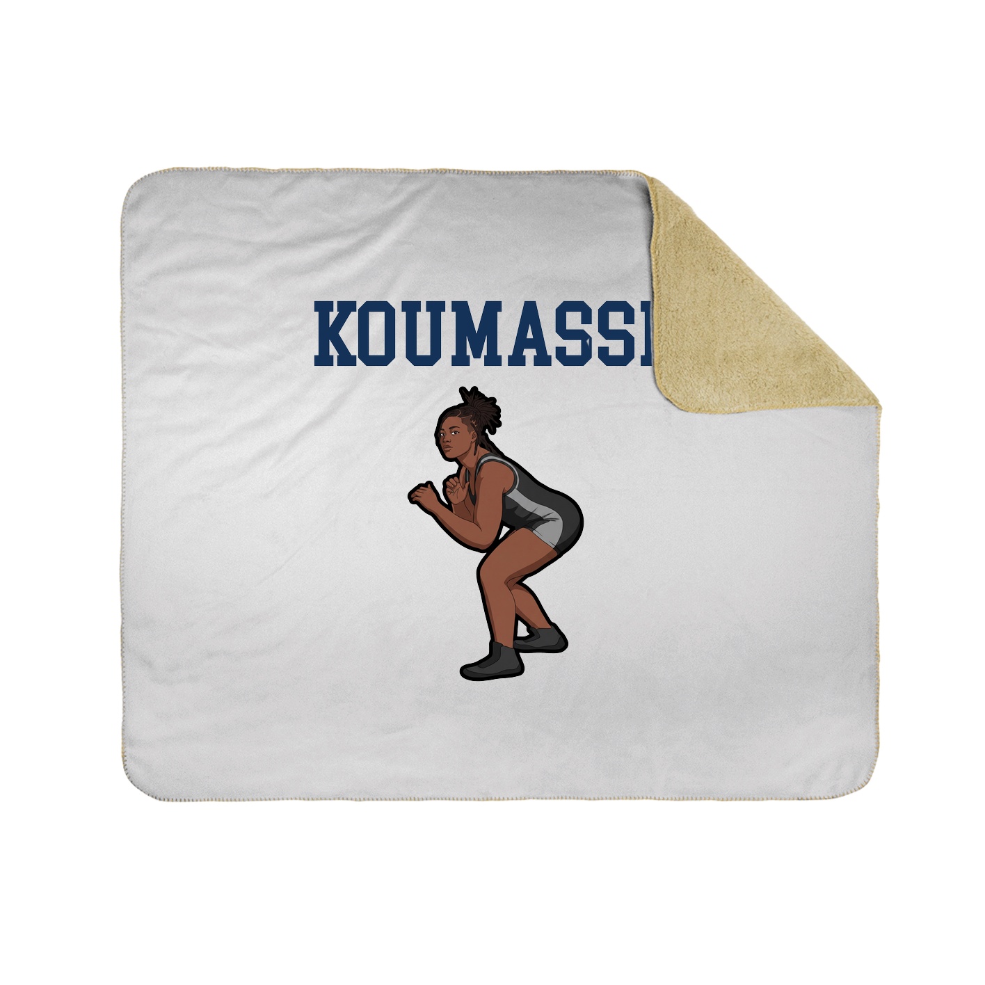 Throw Blanket — Shirsey in White