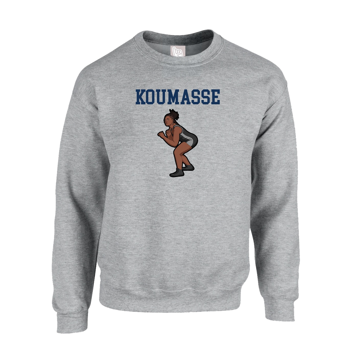 Fleece Crew — Shirsey in Grey