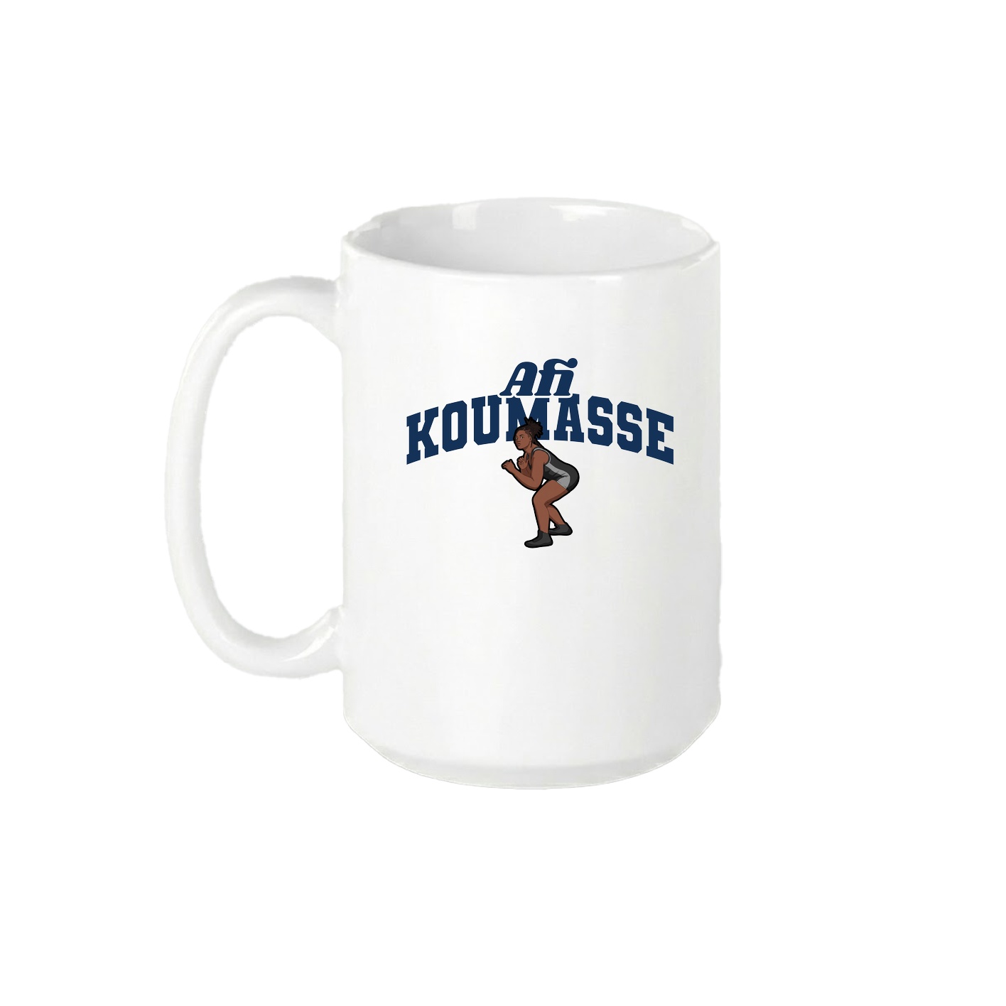 15oz Coffee Mug — Signature Arch in White