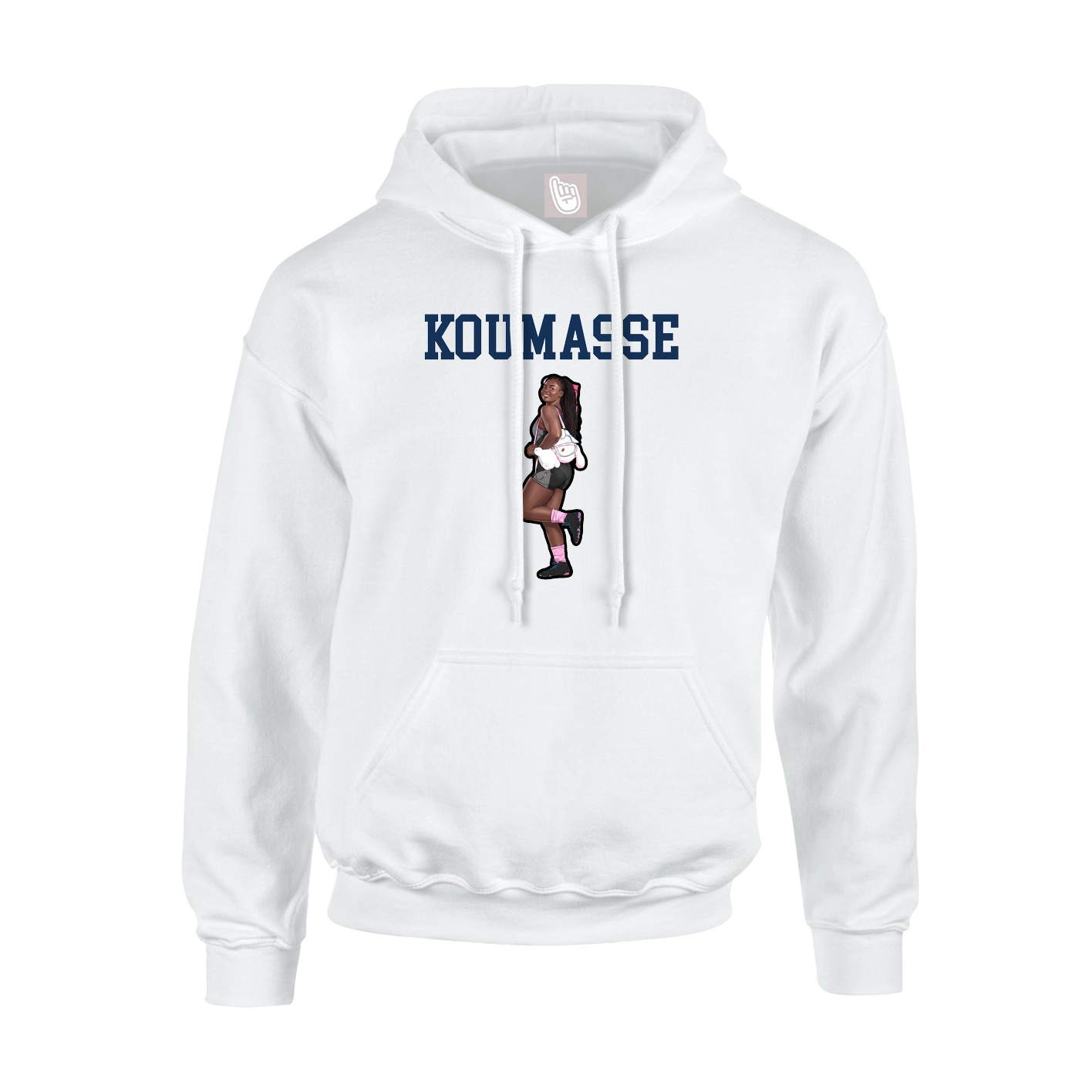 Youth Hoodie — Shirsey in White