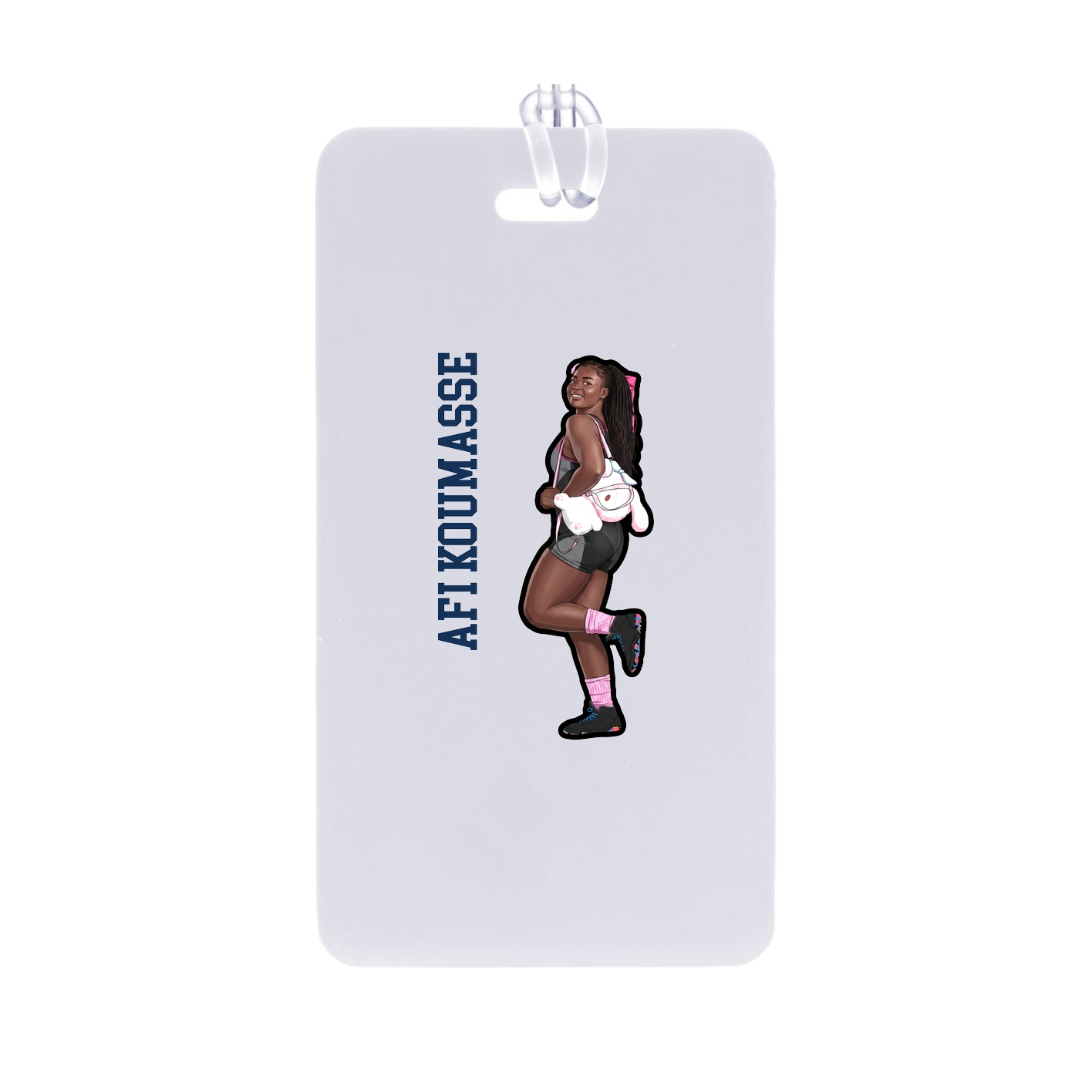 Bag Tag — Name Vertical in Classic