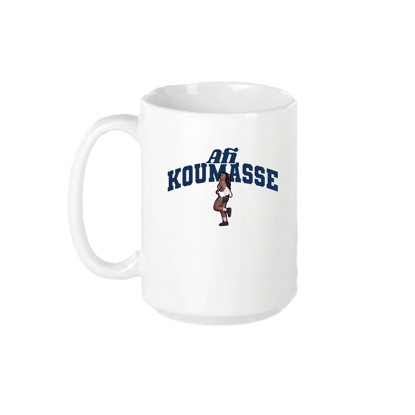 15oz Coffee Mug — Signature Arch in White