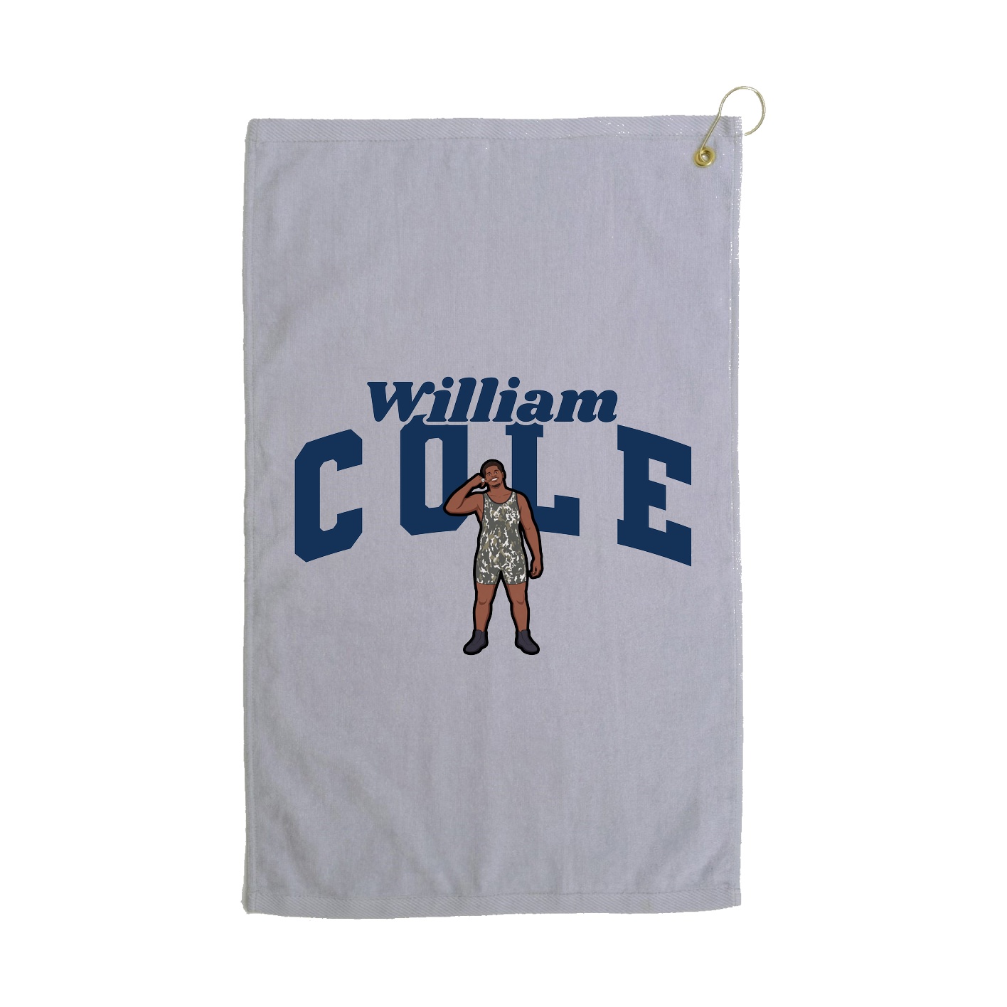 Golf Towel — Signature Arch in Grey
