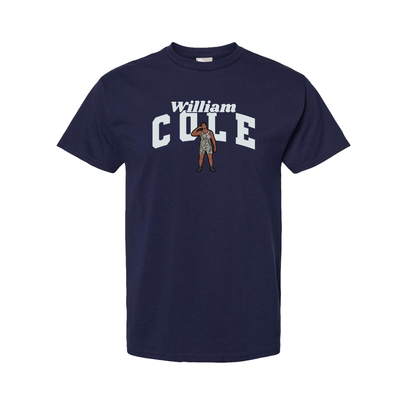 Youth Tee — Signature Arch in Navy