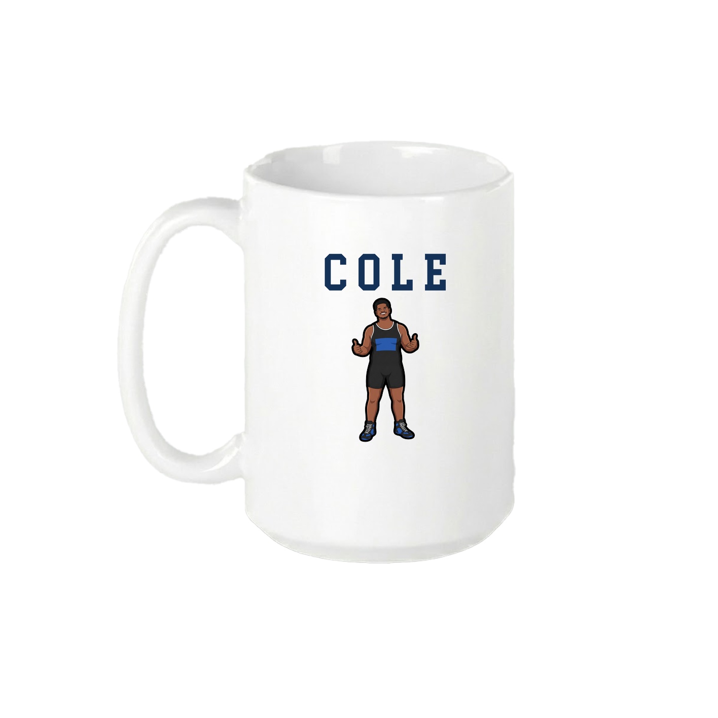 15oz Coffee Mug — Shirsey in White