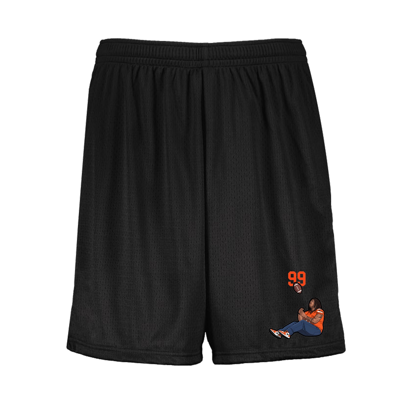 Shorts — Number Top in Black