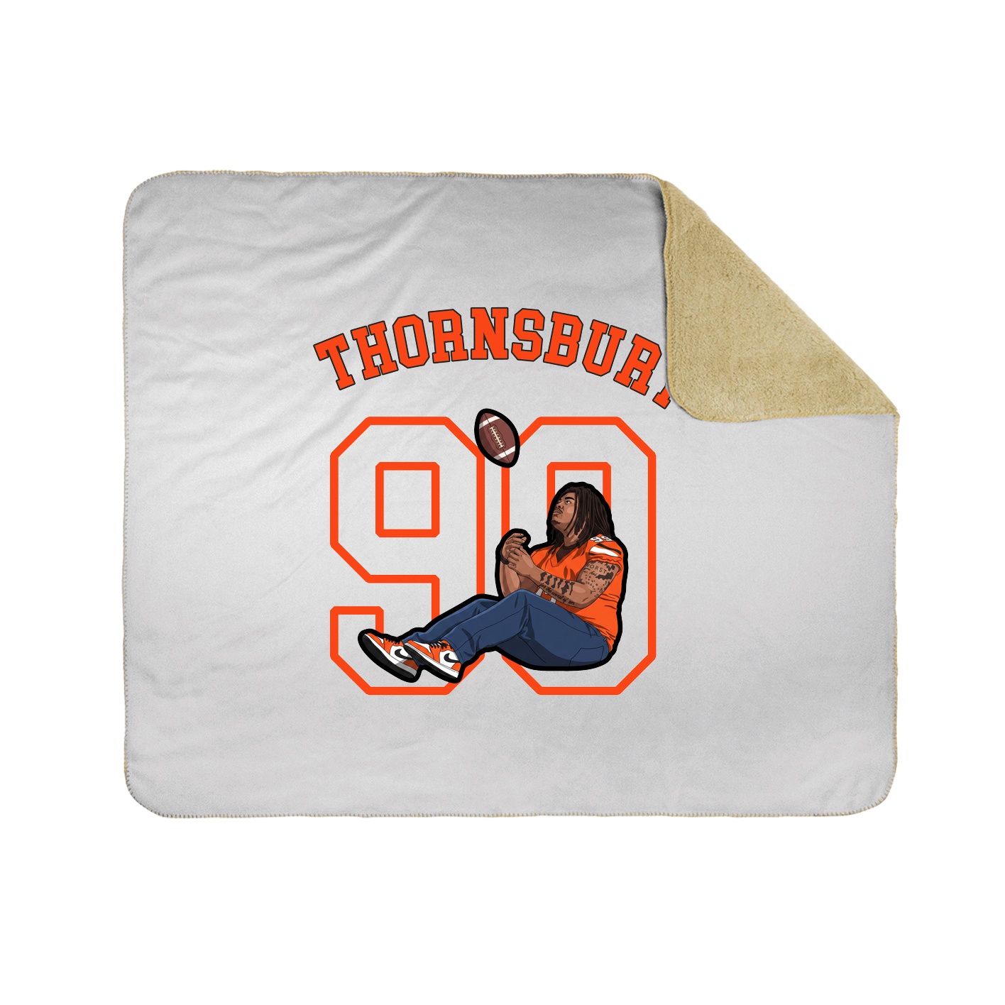 Throw Blanket — Shirsey Arch in White